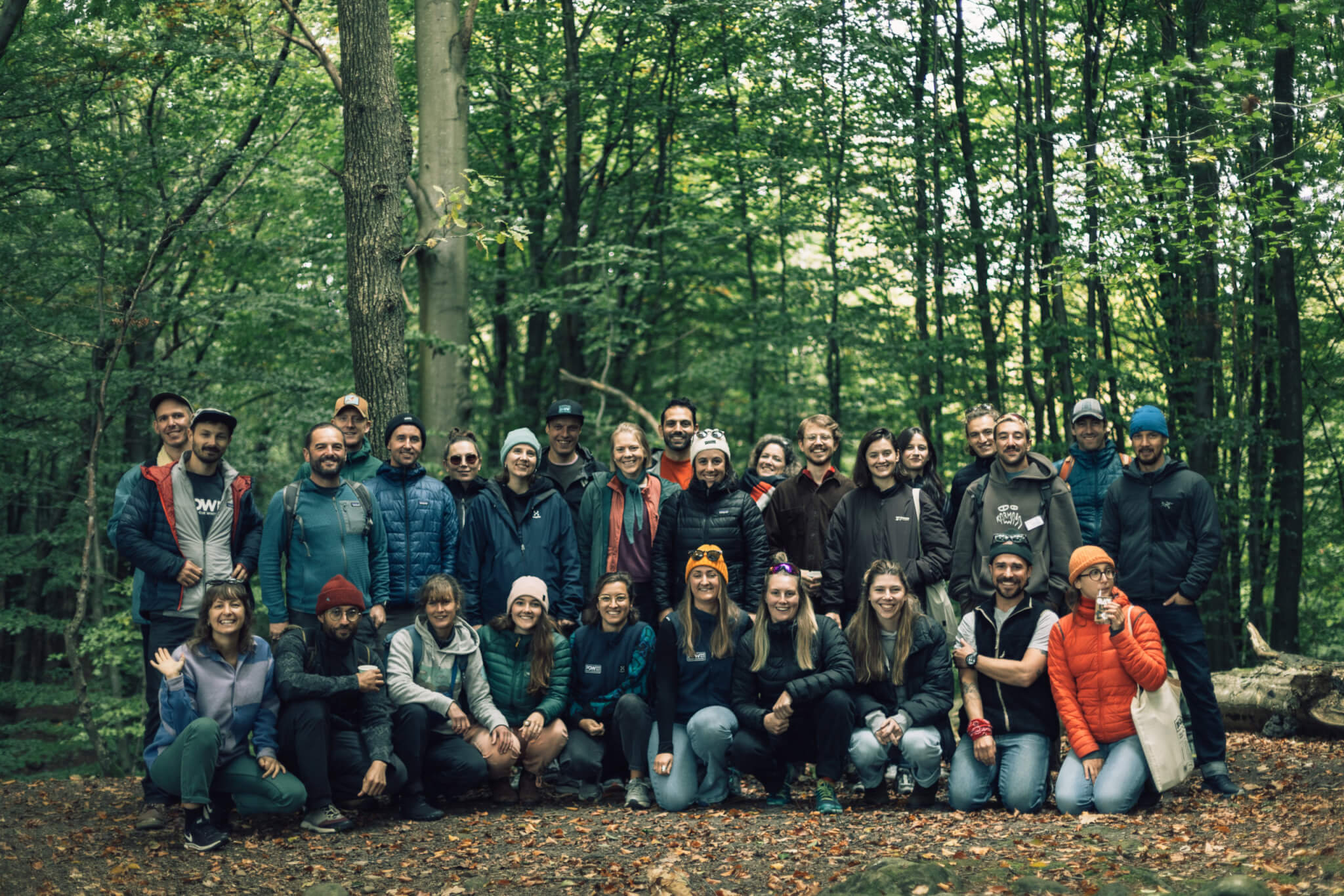 POW Europe team in the swedish forest